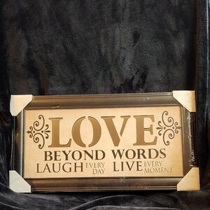 Love Laugh Live Wall Decor